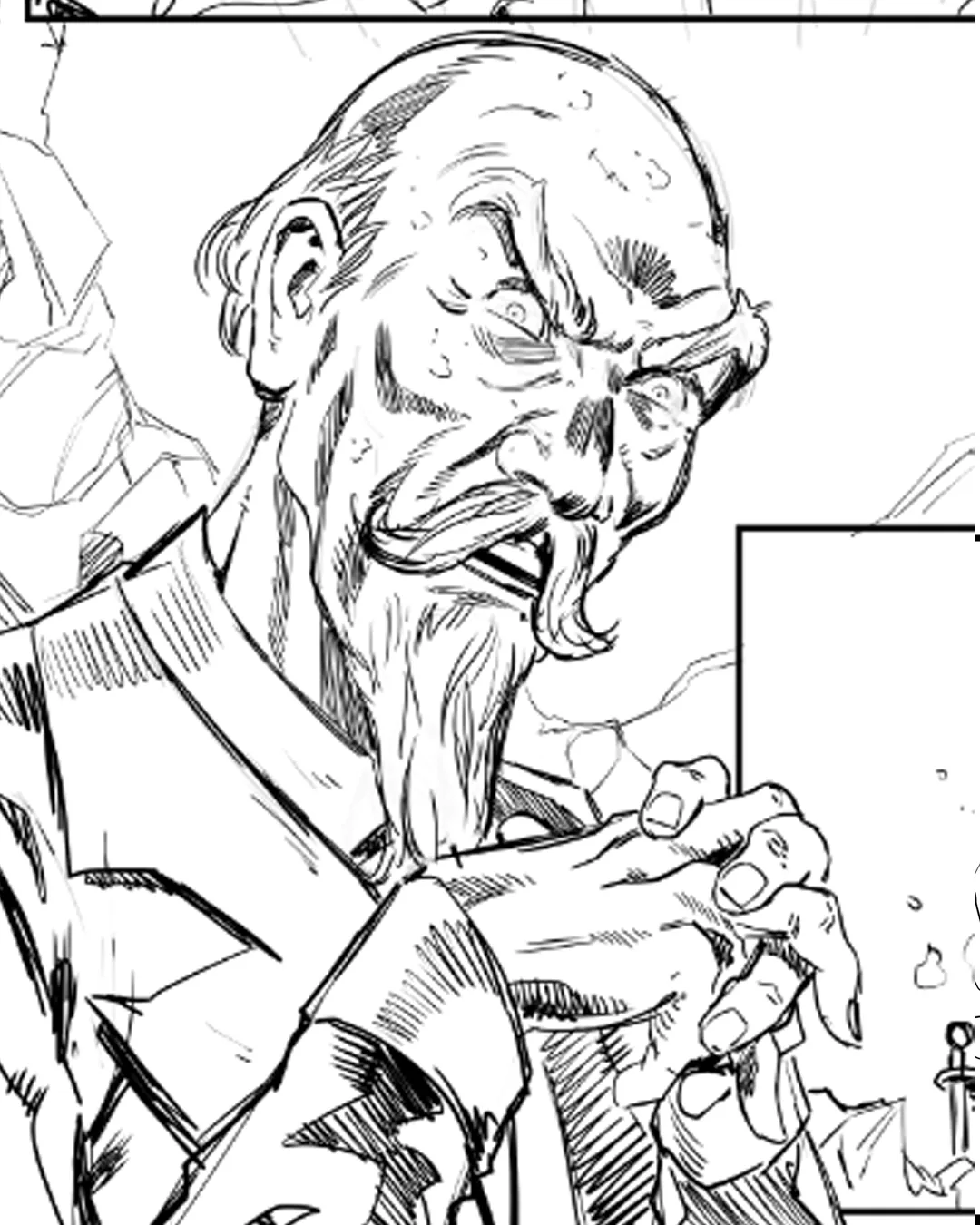 Alistair inks stage